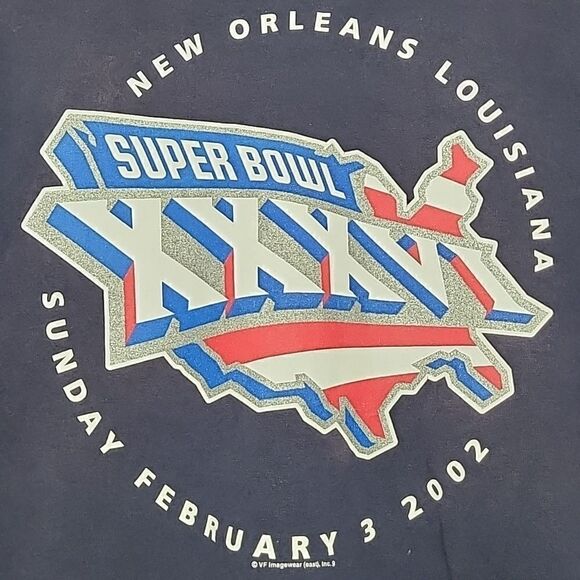 Super Bowl XXXVI New Orleans Louisiana T Shirt Size XXL - Picture 3 of 5